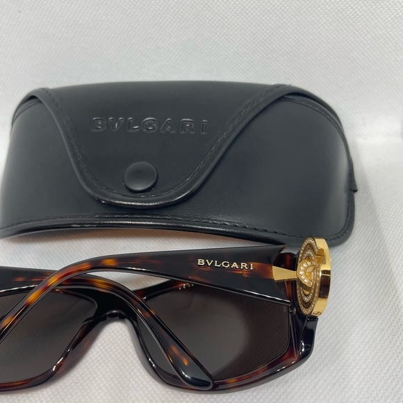 Bulgarian Women’s  Swarovski Crystal Sunglasses 8097-B 851/73 Made In Italy main image 7